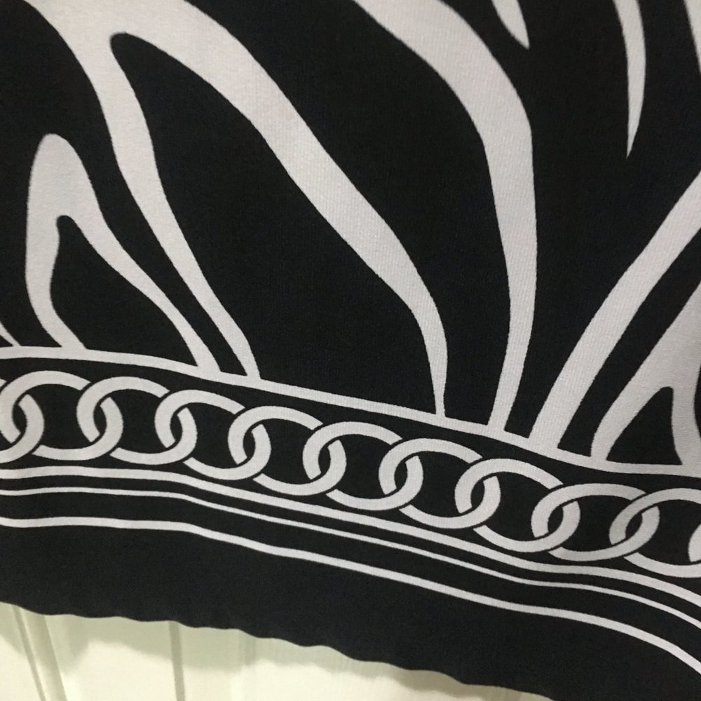 Anne Sexton copy cat zebra print dress size medium - Picture 4 of 5